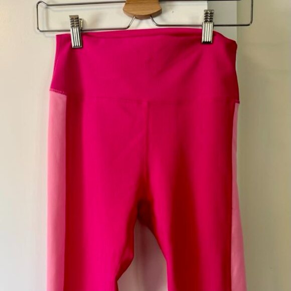 Wilo the Label Ribbed Anthropologie Colorblock Activewear Leggings - Size Large - Picture 2 of 5